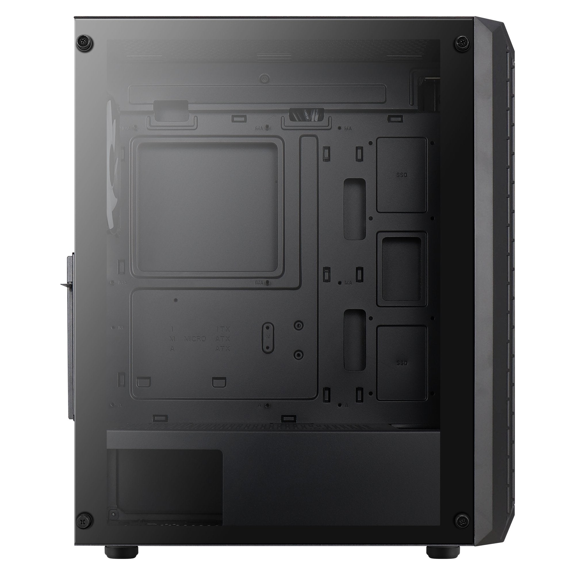 Caja Pc Aerocool Atx Beam V2 Frgb Black