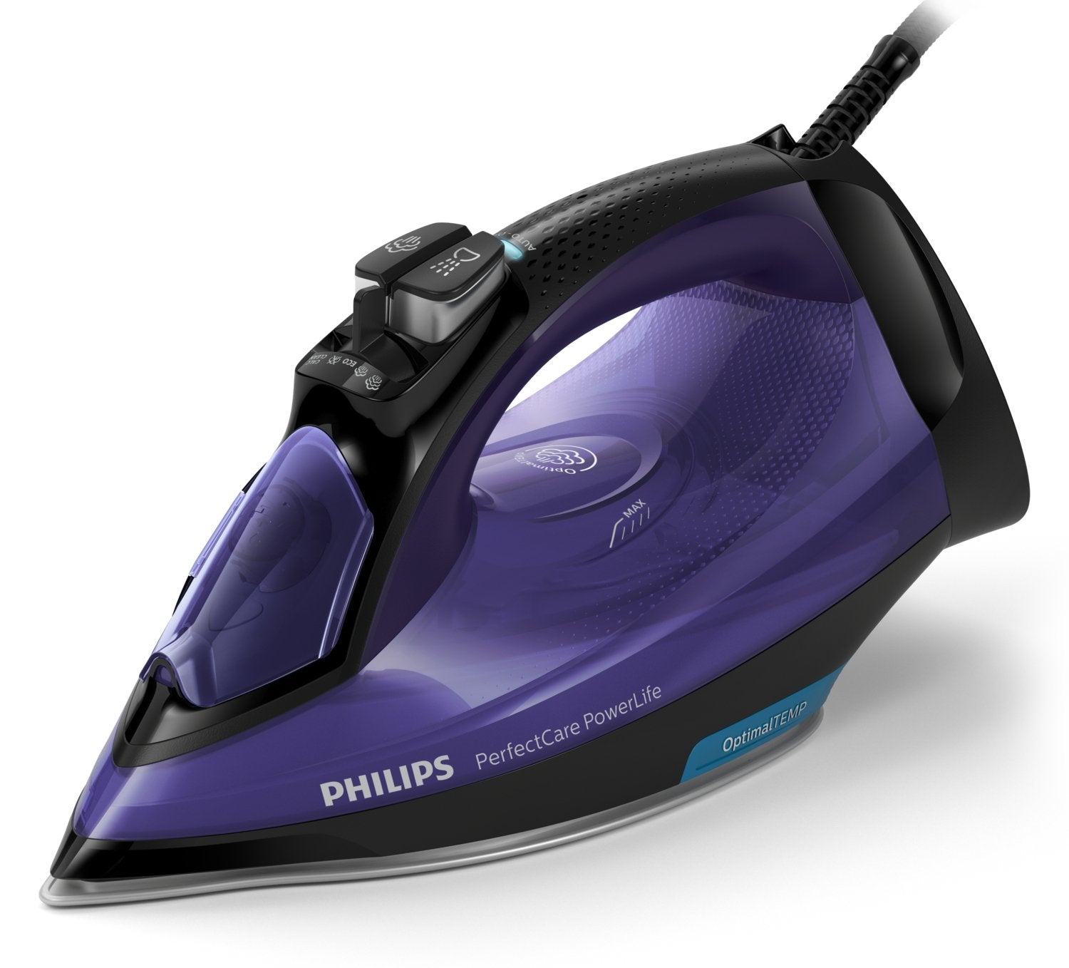 EAN 8710103813804 - Philips PerfectCare GC3925/30 plancha Plancha a vapor Suela SteamGlide Plus 2500 W Negro, Violeta imagen 1