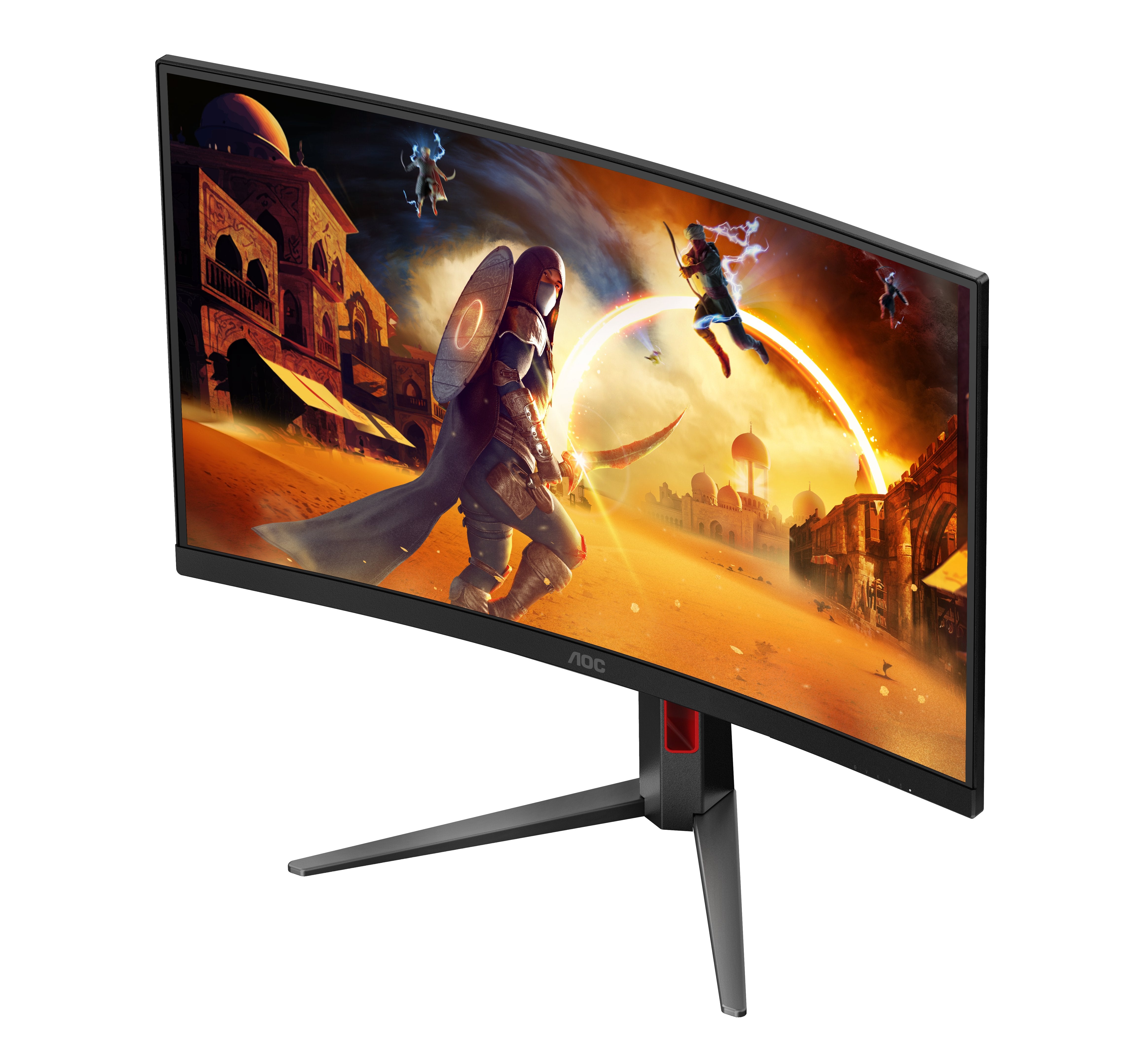 EAN 4038986183703 - AOC G4 CQ27G4Z2P pantalla para PC 68,6 cm (27") 2560 x 1440 Pixeles Quad HD LCD Negro, Rojo imagen 11