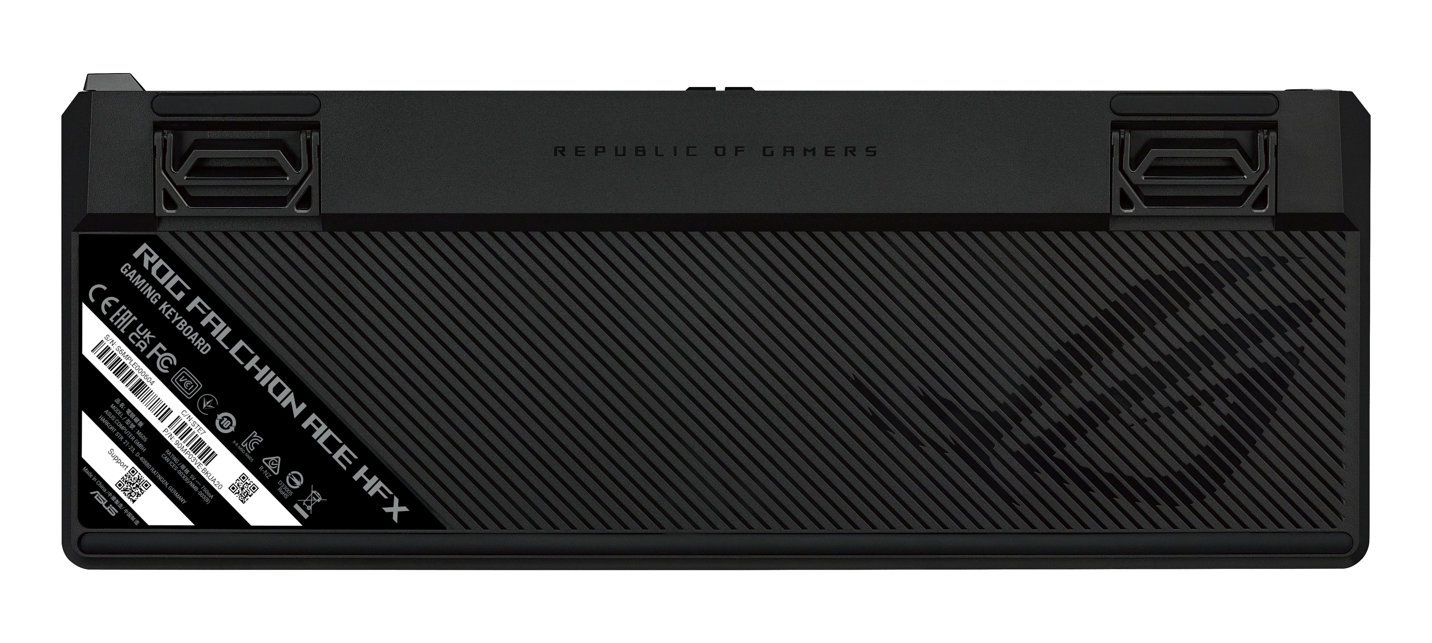 EAN 4711387651858 - ASUS ROG Falchion Ace HFX teclado Juego USB QWERTZ Alemán Negro imagen 2
