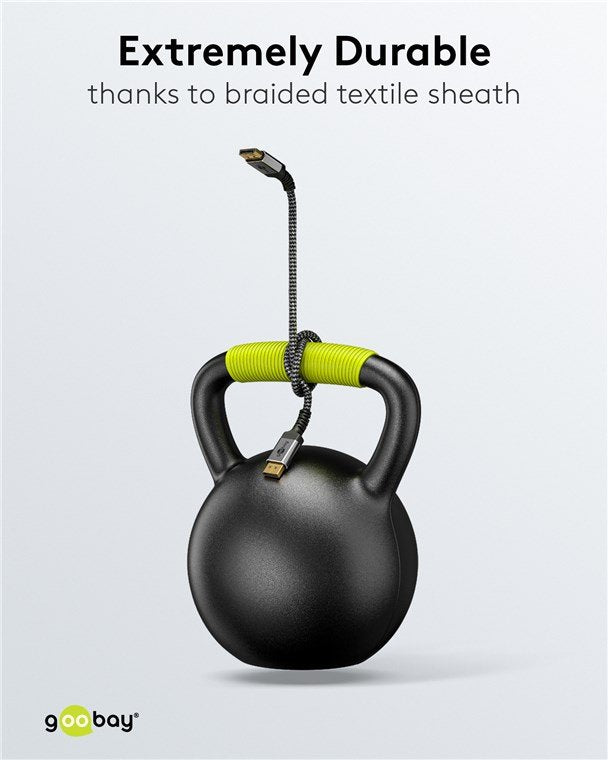 Goobay Displayport Cable 2.0 2.1, 80 Gbit S