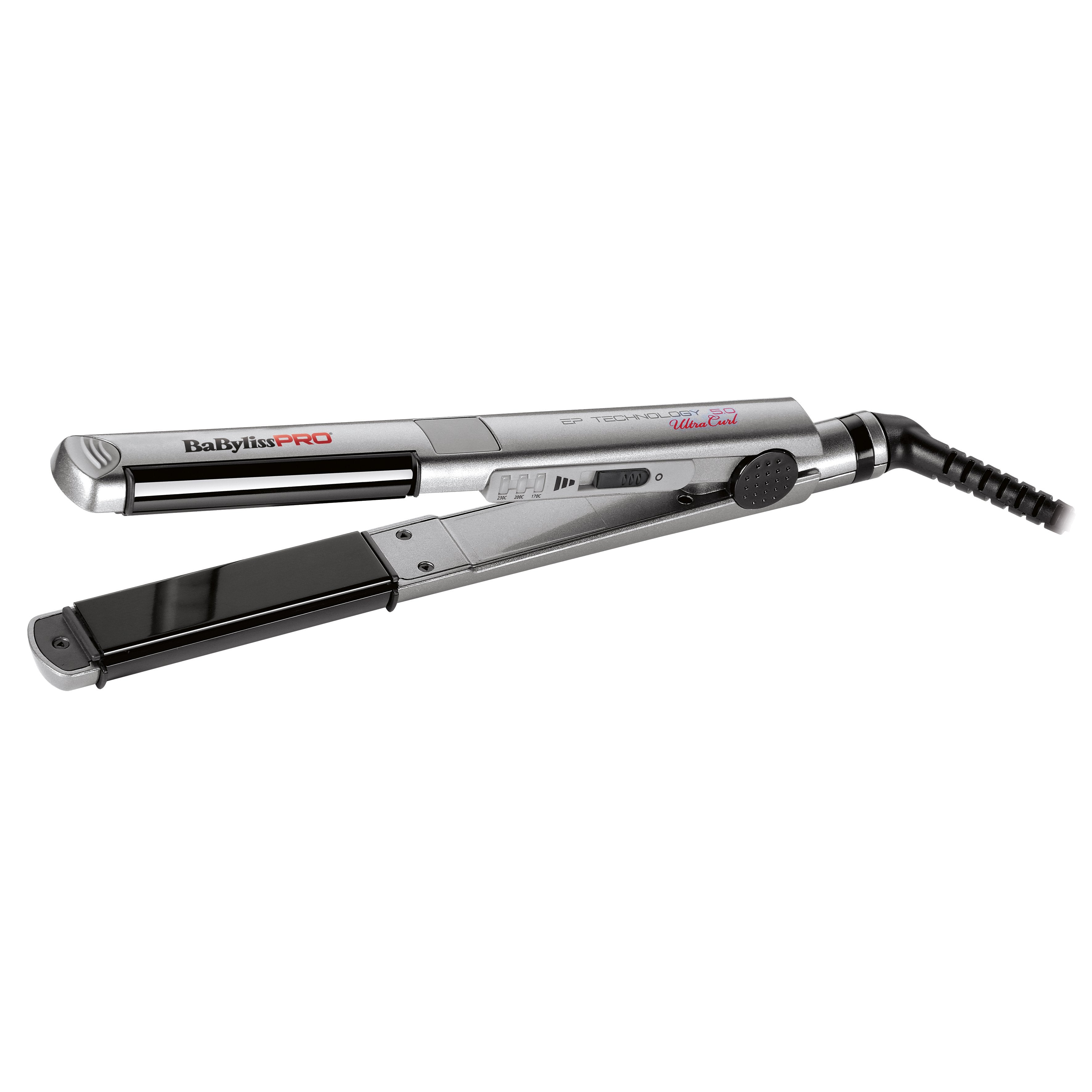 EAN 3030050091632 - BaByliss ULTRACURL STYLER 25MM Plancha de pelo Caliente Gris, Plata 40 W 2,7 m imagen 1