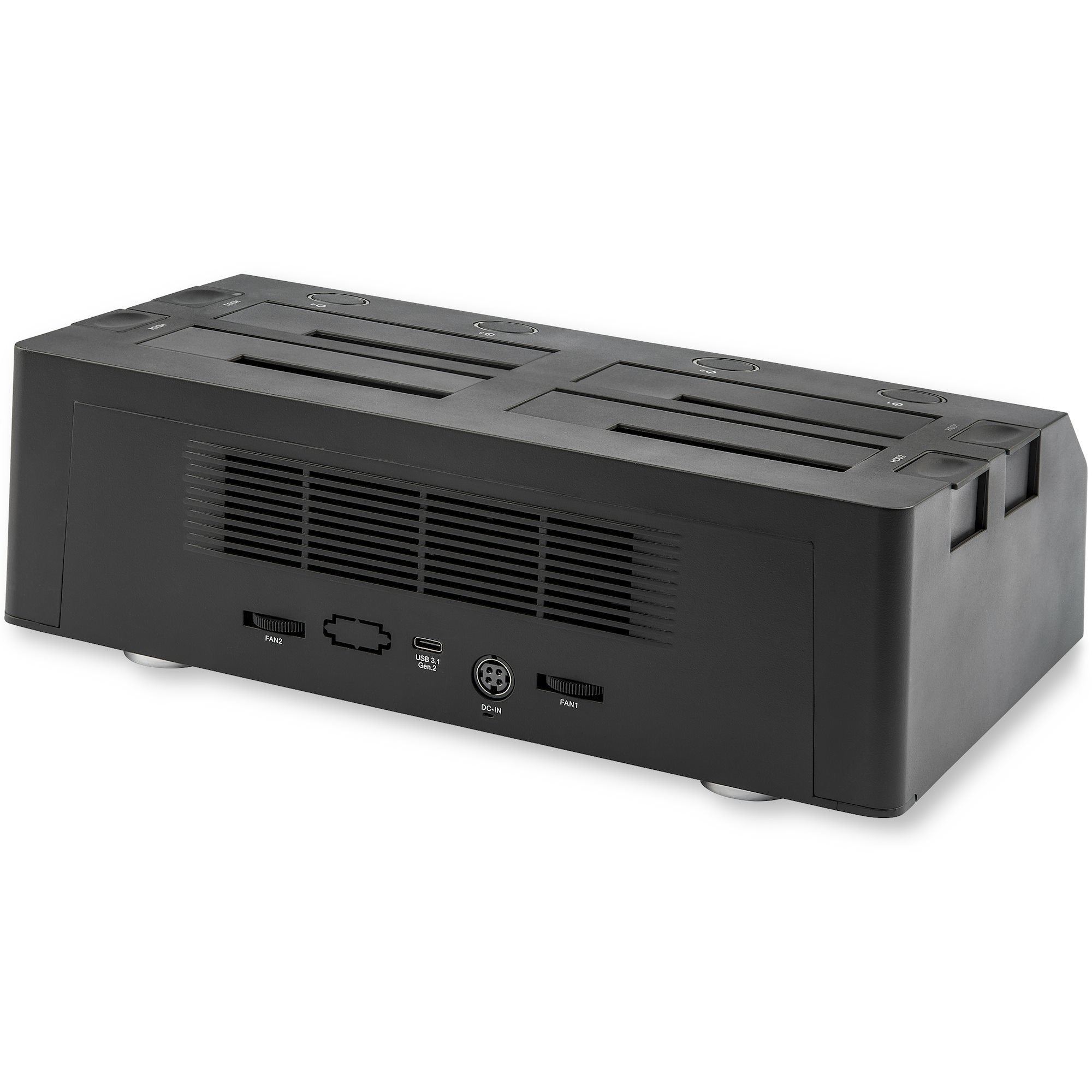 Startech.Com Docking Station Usb 3.1 10gbps De 4 Bahías Sata Para Discos Duros Y Ssds De 2,5 O 3,5 Pulgadas - Base Usb-C De 4 Bahías