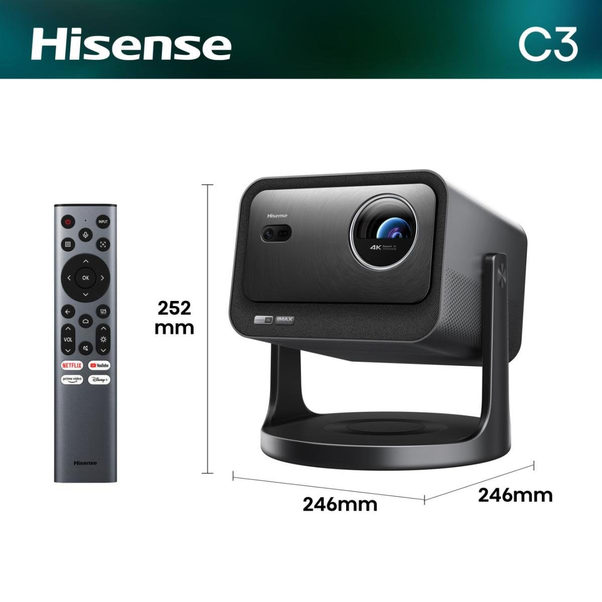 EAN 6942351427010 - Hisense C3 DLP UHD 4K (3840x2160) 3D Plata imagen 1