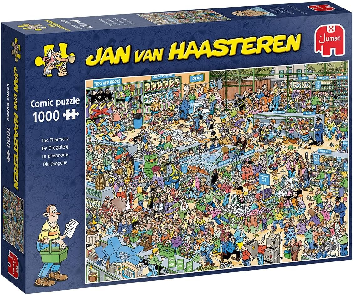 EAN 8710126191996 - Jan van Haasteren 19199 puzzle Puzzle rompecabezas 1000 pieza(s) Cómics imagen 1