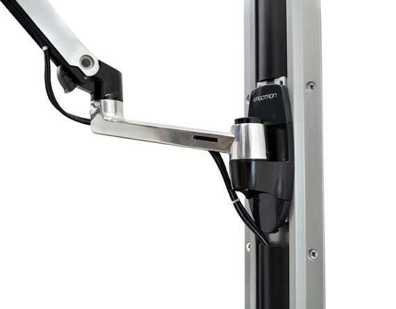 Ergotron Lx Wall Mount System Pared, Soporte De Pared Plateado/Negro, Pared, 13,4 Kg