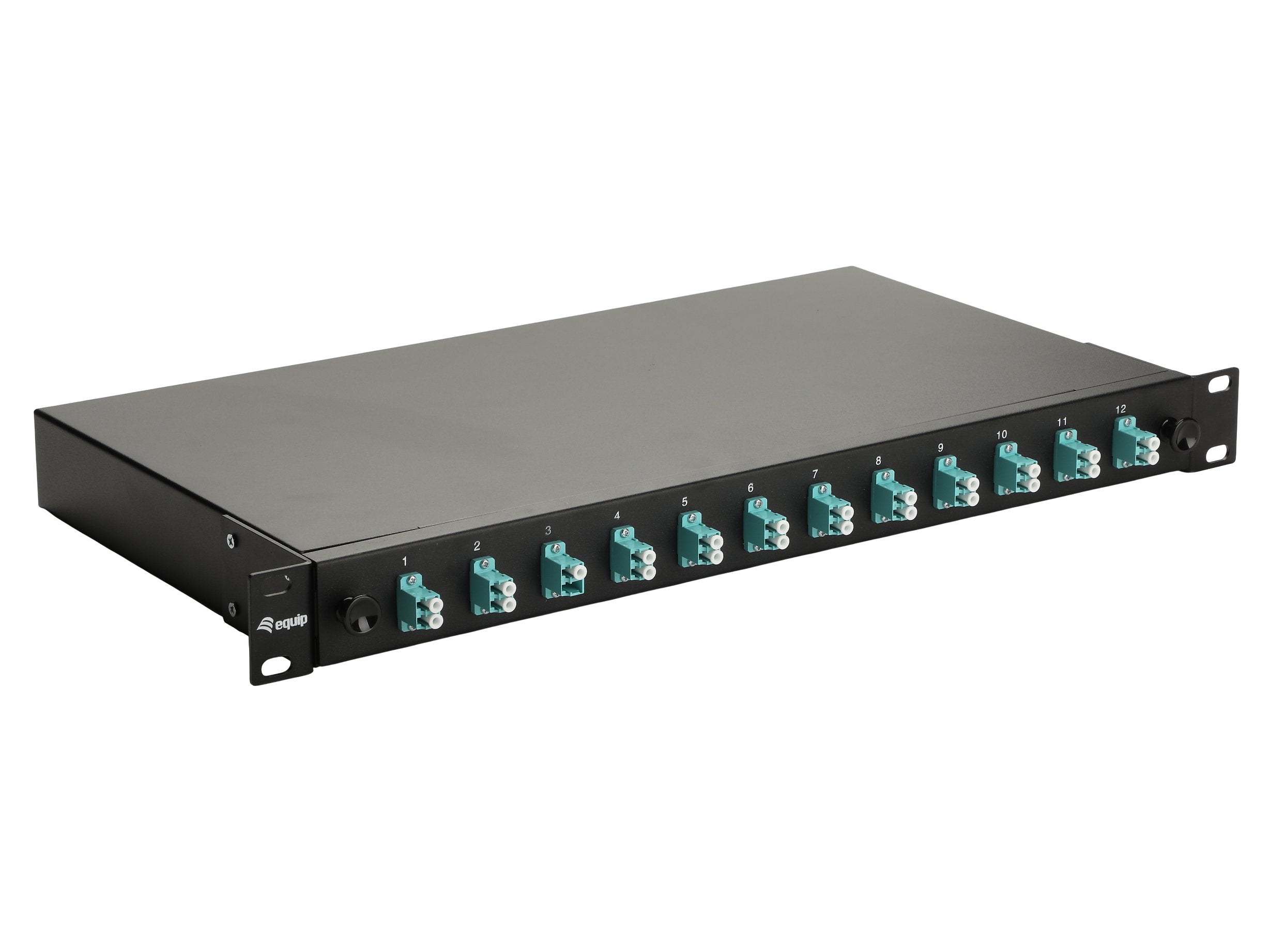 Equip Lwl-Spleisskamen 12-Port Lc-Duplex Om3 1u Komplett Sw