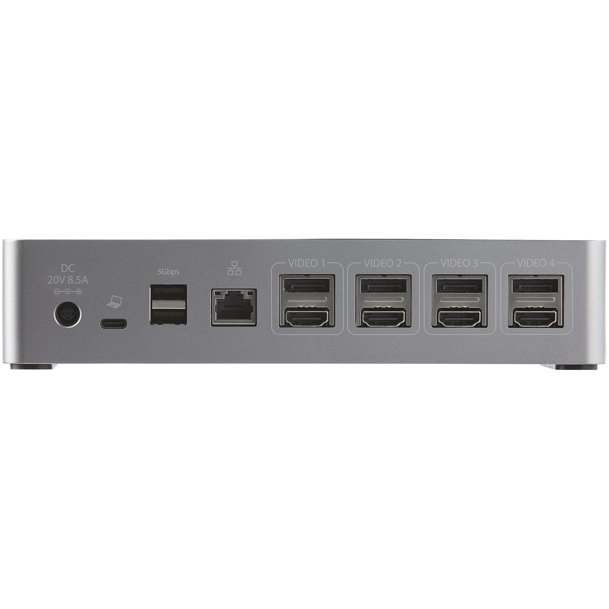 Startech Mini Docking Station Usb-C - Replicador De Puertos Para 4 Monitores Displayport Y Hdmi 4k 60hz - Con Pd De 100w