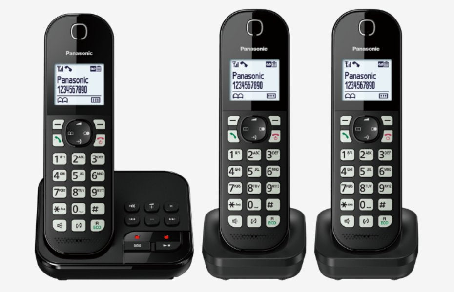 Teléfono Panasonic Kx-Tgc 463gb Dect Identificador De Llamadas Negro