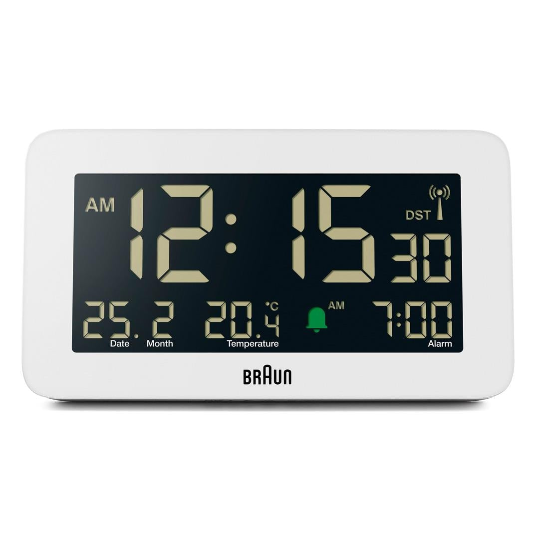 Braun Bc10w-Dcf Funk-Digitalwecker Para Die Mitteleuropäische Zeitzone (Dcf)
