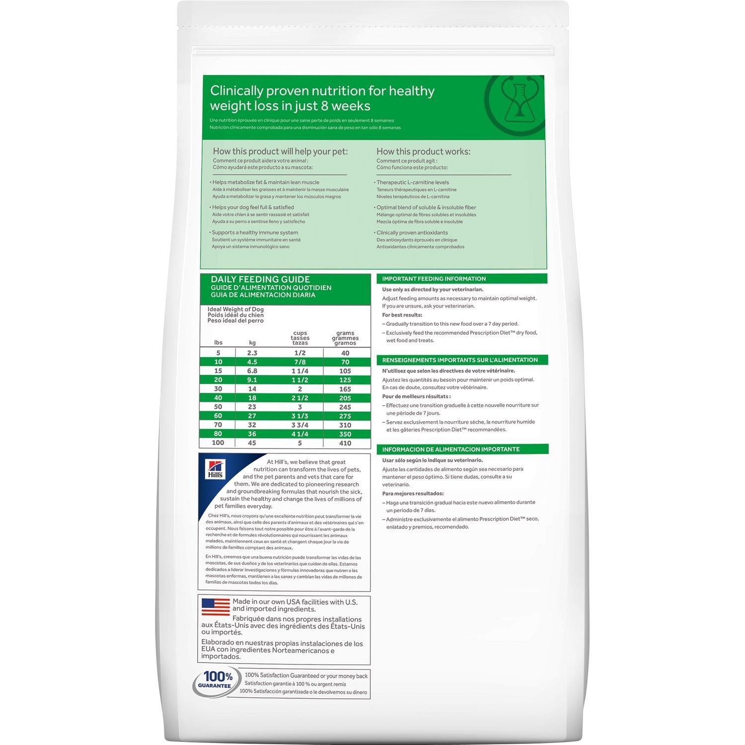 EAN 52742665405 - Hill's Prescription Diet r/d 4 kg Adulto Pollo imagen 2