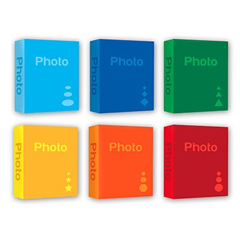 Zep Basic Farbl. Album De Bolsillo De 300 Fotografias 13x19 Surtido Bs57300