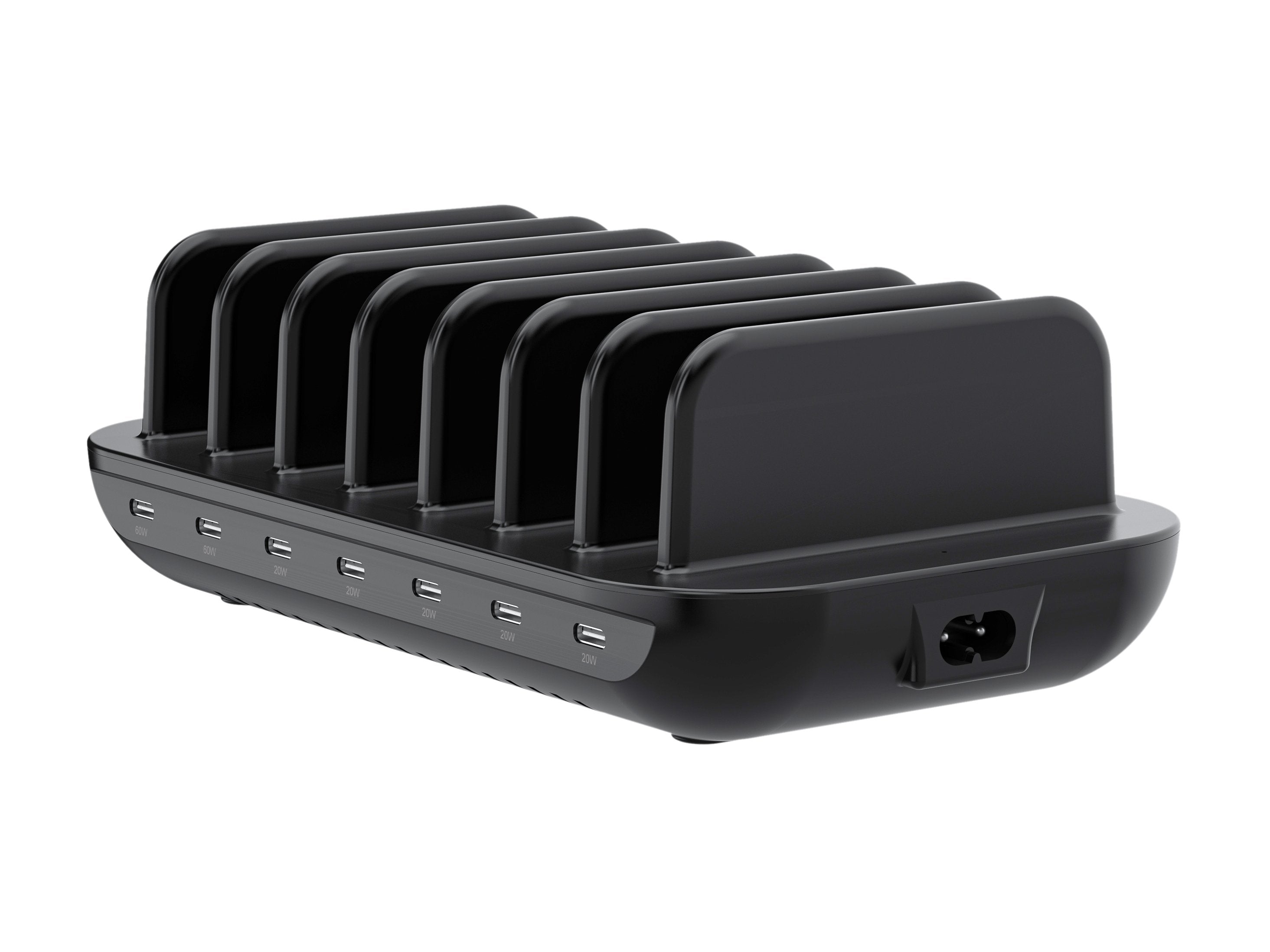 Estacion De Carga Usb-C Conceptronic 7 Puertos 160w Pd