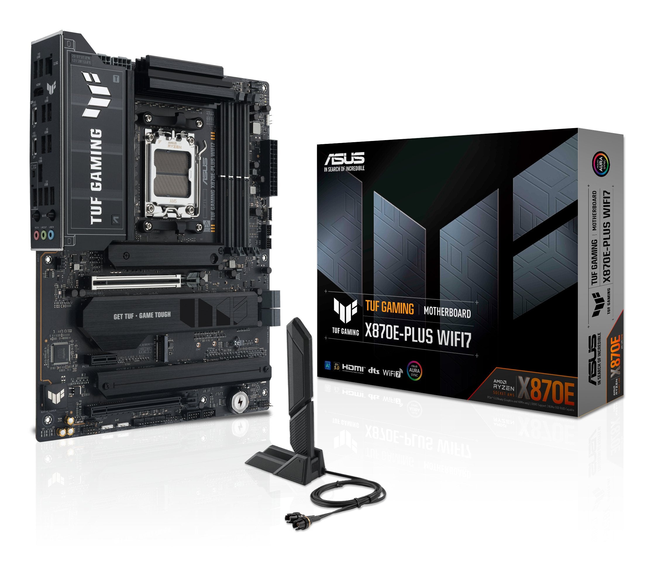 EAN 4711636100342 - ASUS TUF GAMING X870E-PLUS WIFI7 AMD X870E Zócalo AM5 ATX imagen 3