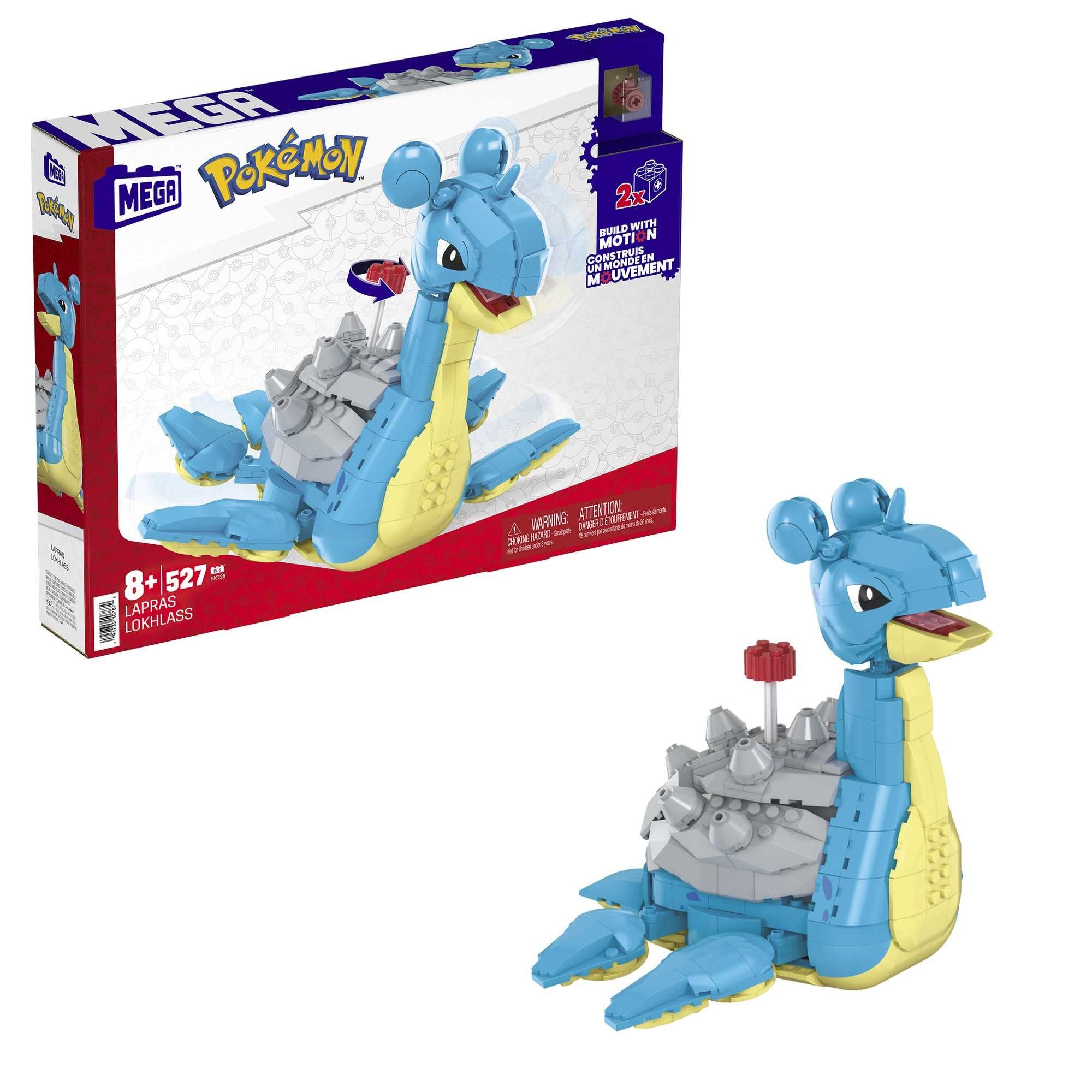 Lapras Mega Construx 527 Piezas Pokemon
