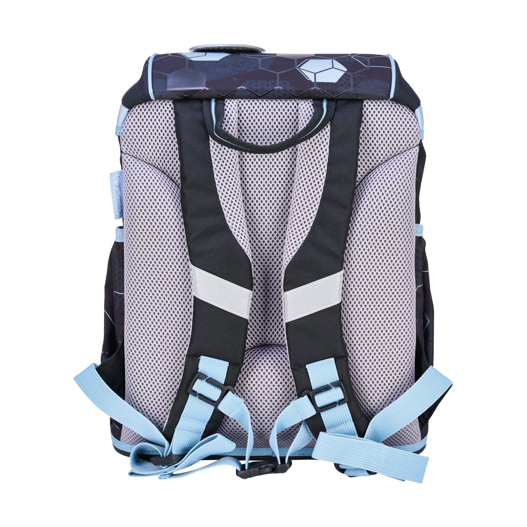 EAN 4008110396460 - Herlitz UltraLight XL Plus Cyber Soccer juego de mochila escolar Niño Poliéster Azul, Azul oscuro imagen 5