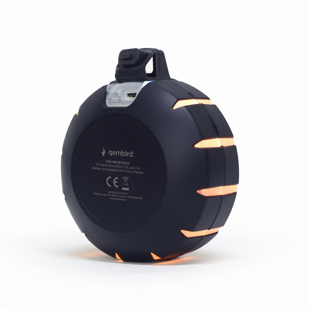EAN 8716309121620 - Gembird SPK-BTOD-01 altavoz portátil o de fiesta Altavoz monofónico portátil Negro 3 W imagen 3