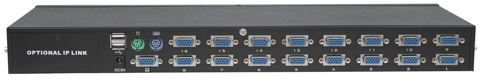 Intellinet Kvm Switch Ps2+Combo Usb 16-Port Rackmount Sw