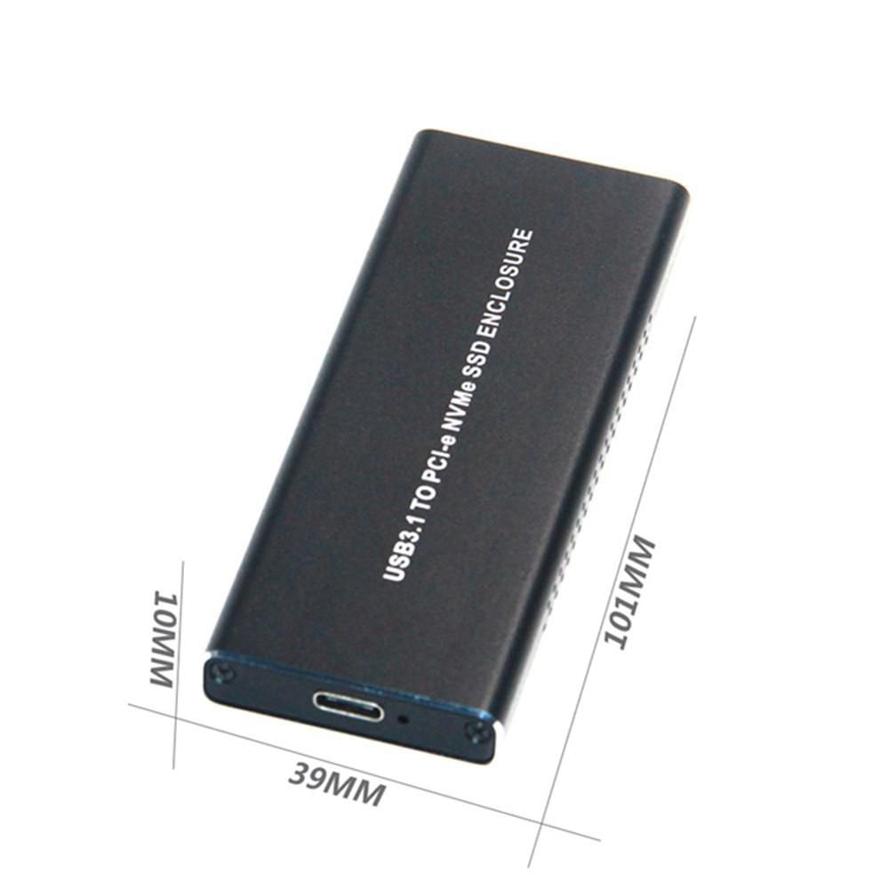Coreparts Msub8001 Caja Para Disco Duro Externo Caja Externa Para Unidad De Estado Sólido (Ssd) Negro M.2