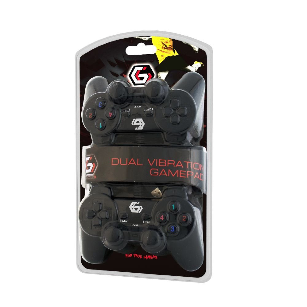 EAN 8716309087612 - Gembird JPD-UDV2-01 mando y volante Negro USB 2.0 Gamepad Analógico/Digital PC imagen 3