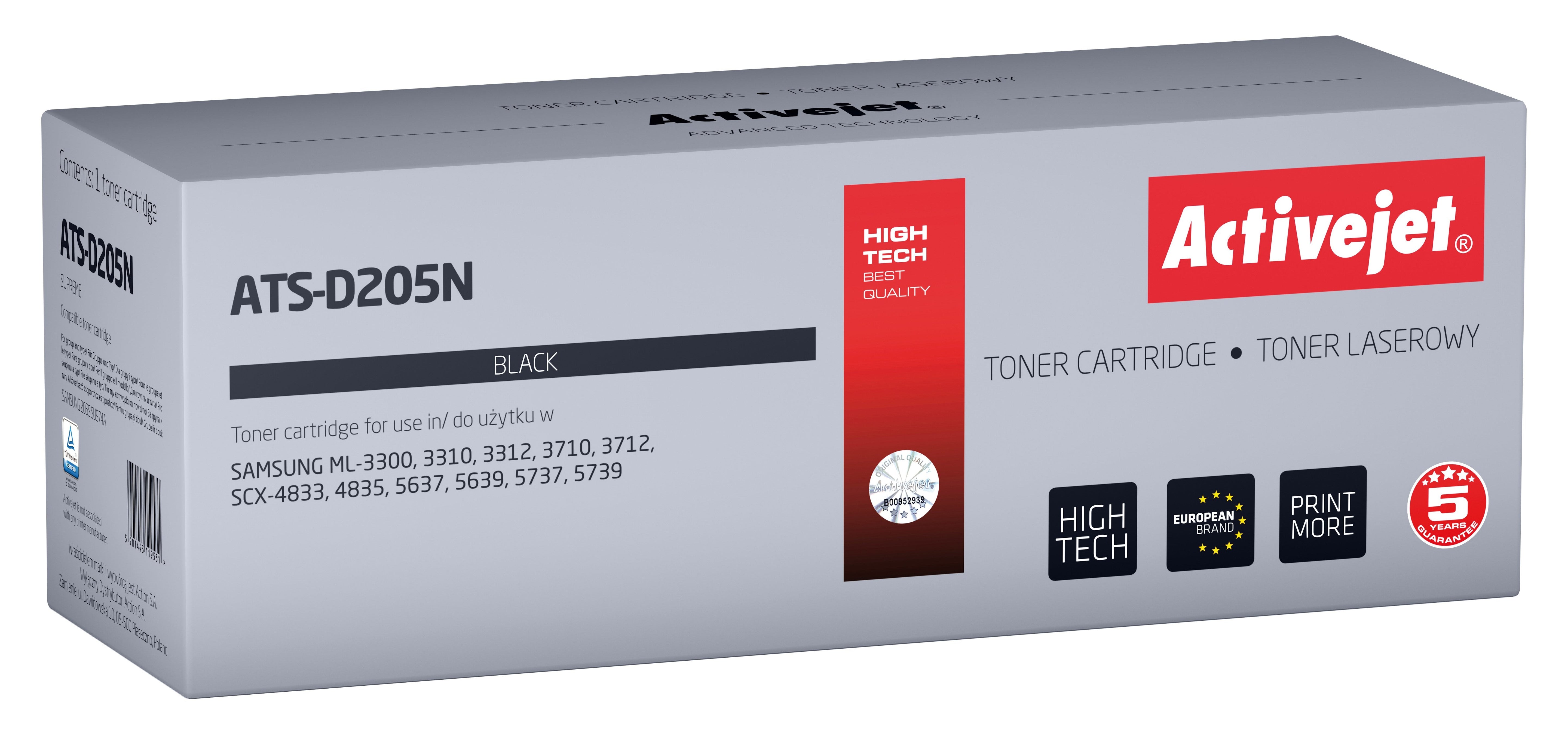 EAN 5901443119531 - Activejet ATS-D205N cartucho de tóner 1 pieza(s) Compatible imagen 1