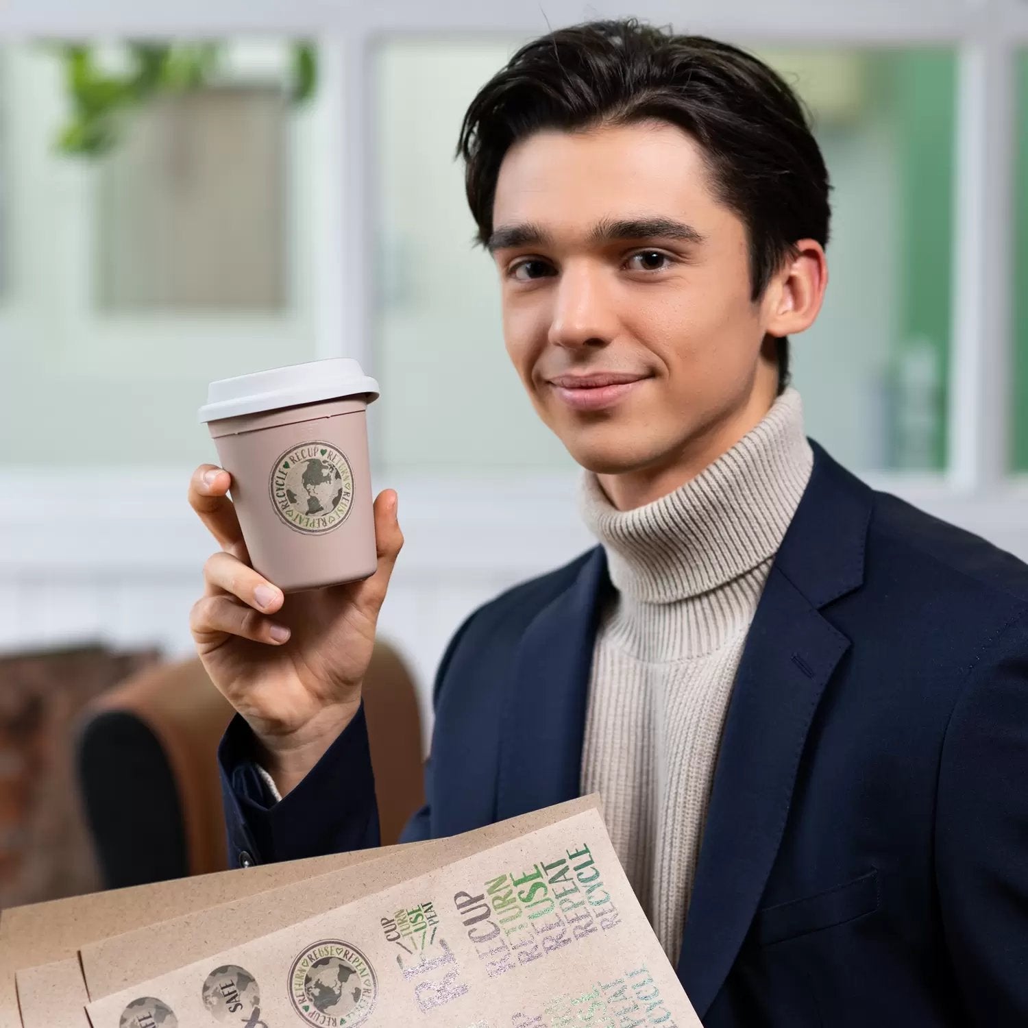 EAN 4008705107617 - HERMA 10761 etiqueta autoadhesiva Alrededor Permanente Marrón 480 pieza(s) imagen 5