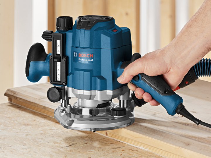 Fresadora Bosch Professional Gof 1250 Ce Azul, 1.250 Vatios 601626000