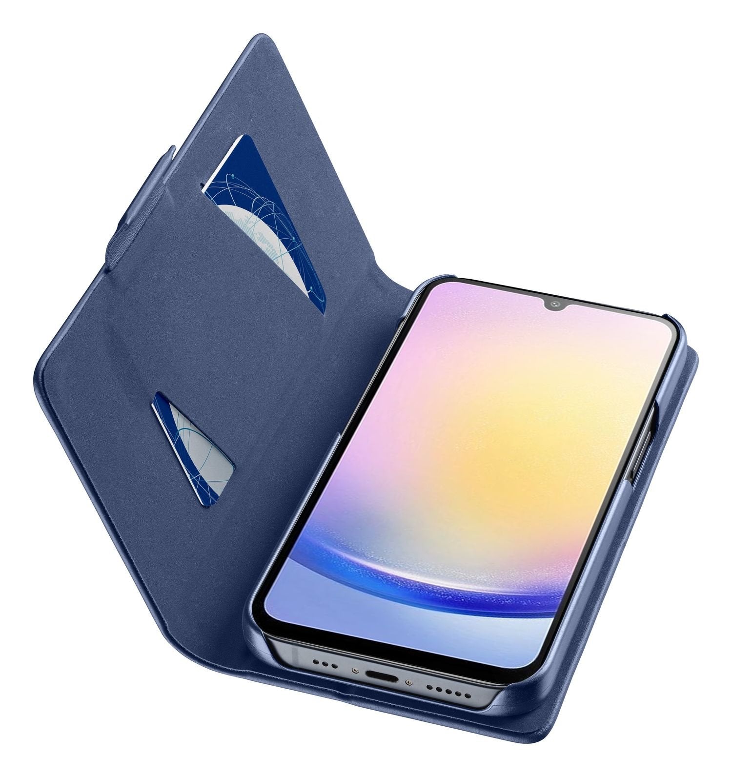 EAN 8018080493737 - Cellularline 8018080493737 funda para teléfono móvil 16,8 cm (6.6") Folio Azul imagen 3