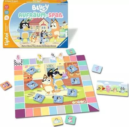 Ravensburger Tiptoi Bluey, Divertido Juego De Limpieza, Juego De Mesa 4005556002399.0