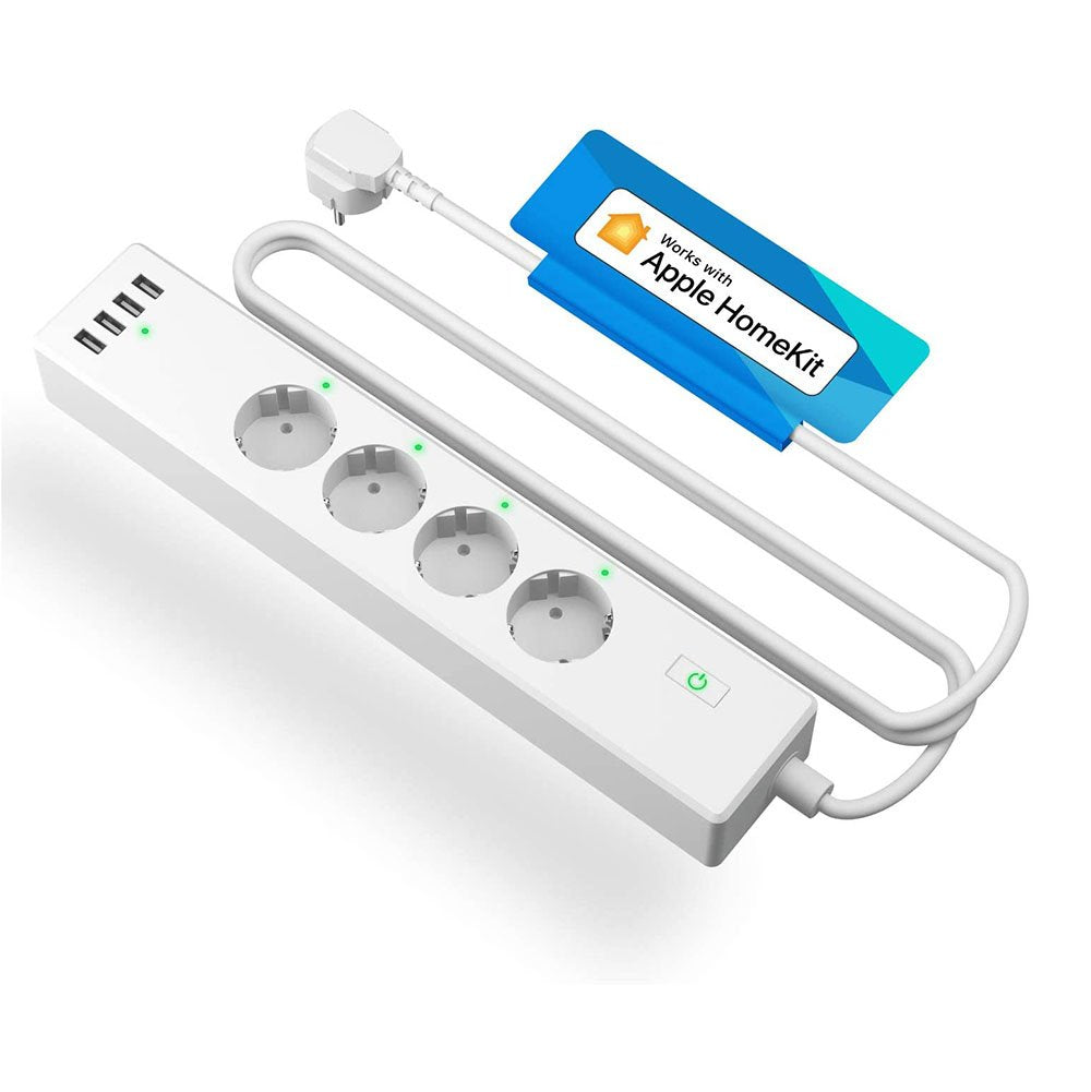 Meross Mss425fhk(Ue), 4 Tomas + 4x Usb (Homekit)