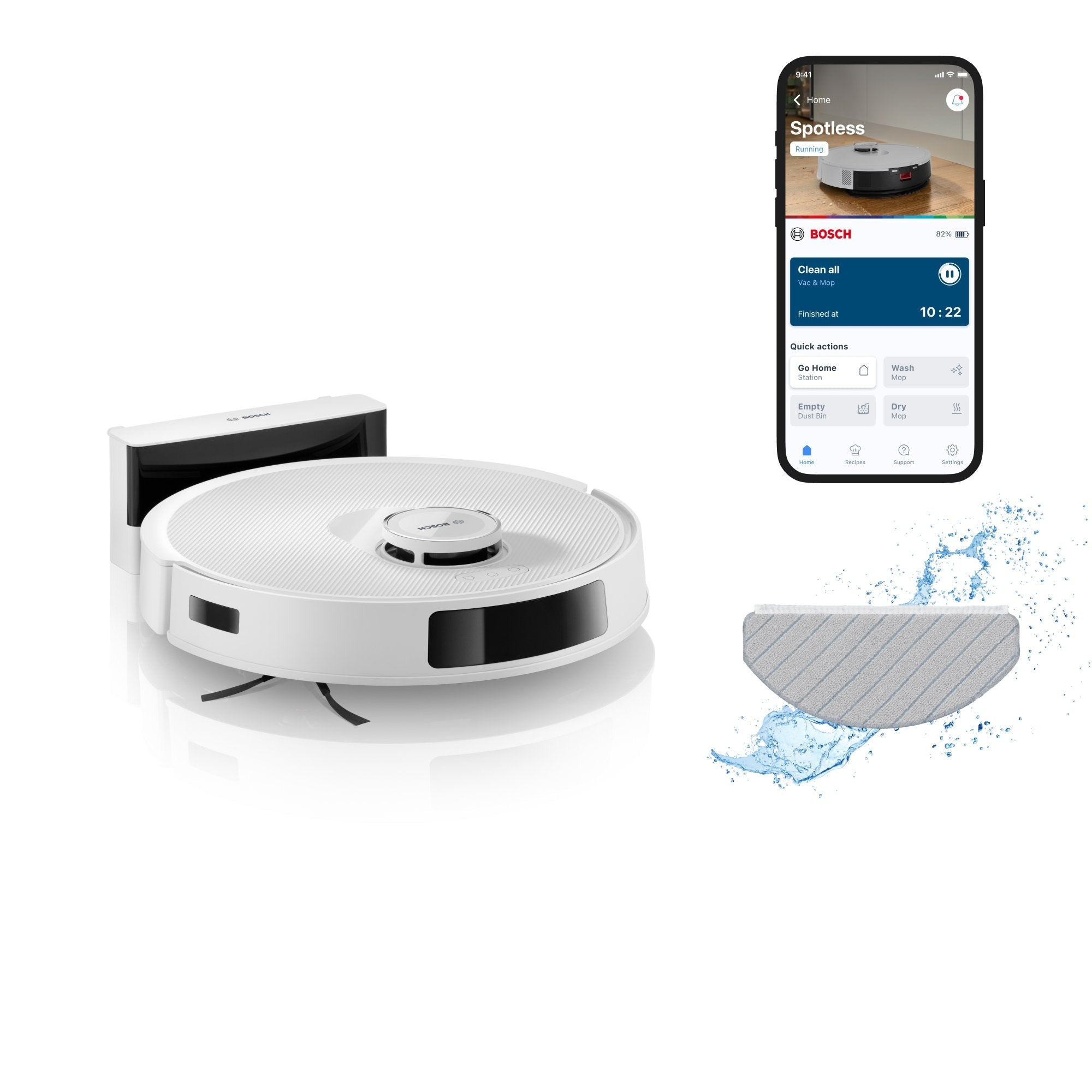 Bosch Bcrc2w Saugroboter Mit Wischfunktion