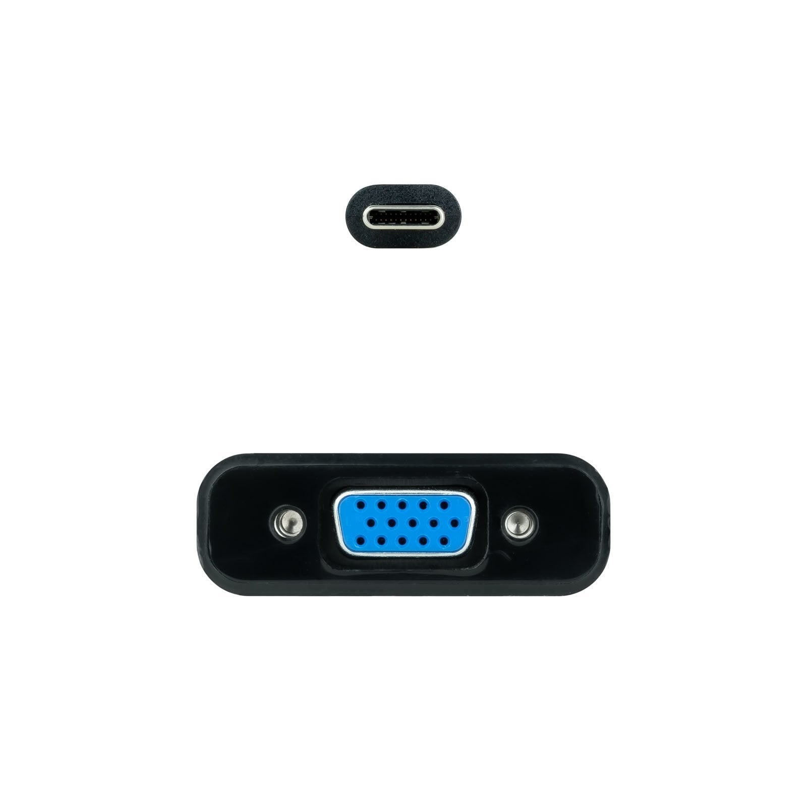Nanocable Conversor Usb-C A Vga - 10cm - Negro