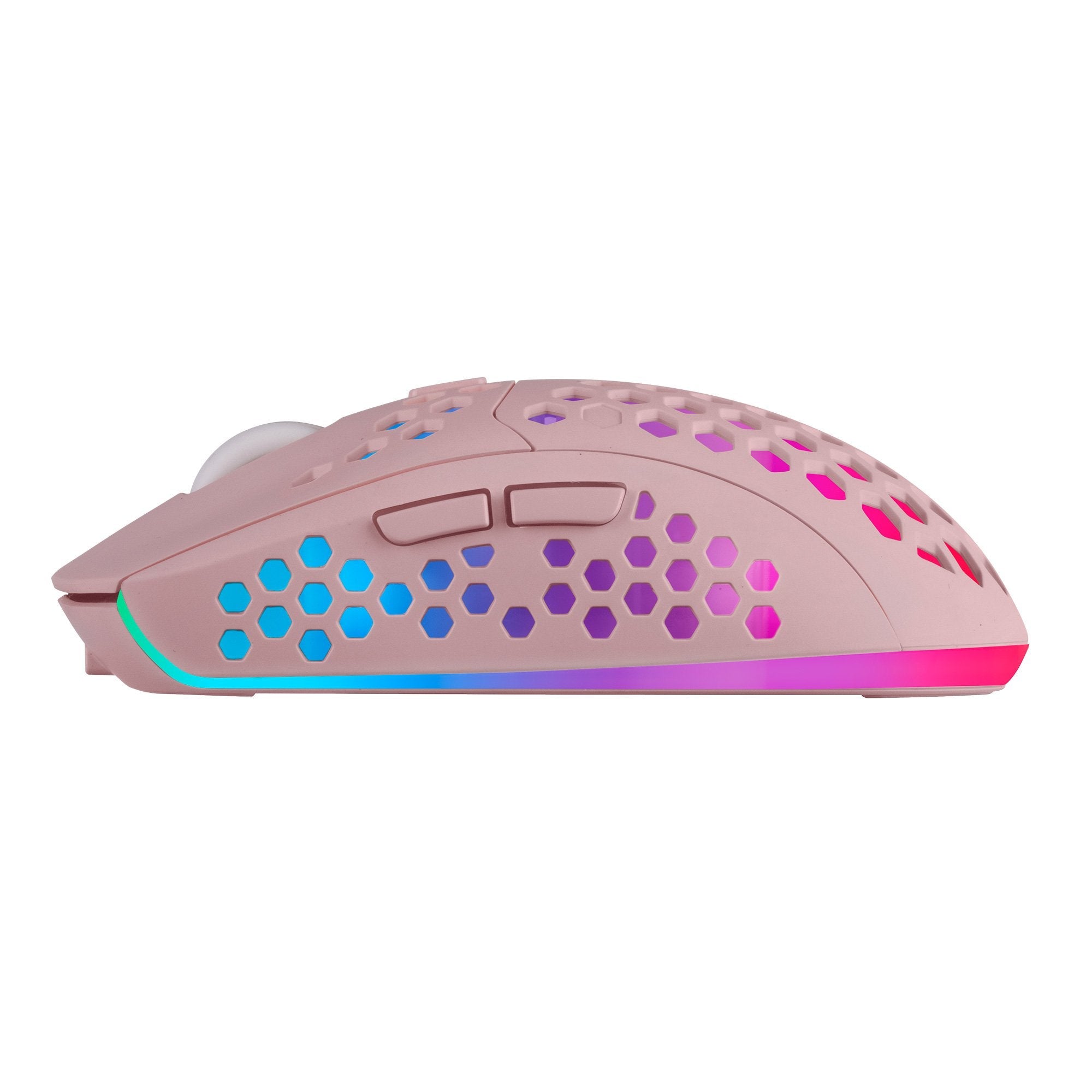 Ratón Gaming Inalámbrico Mars Gaming Mmw3p Batería Recargable Hasta 3200 Dpi Rosa