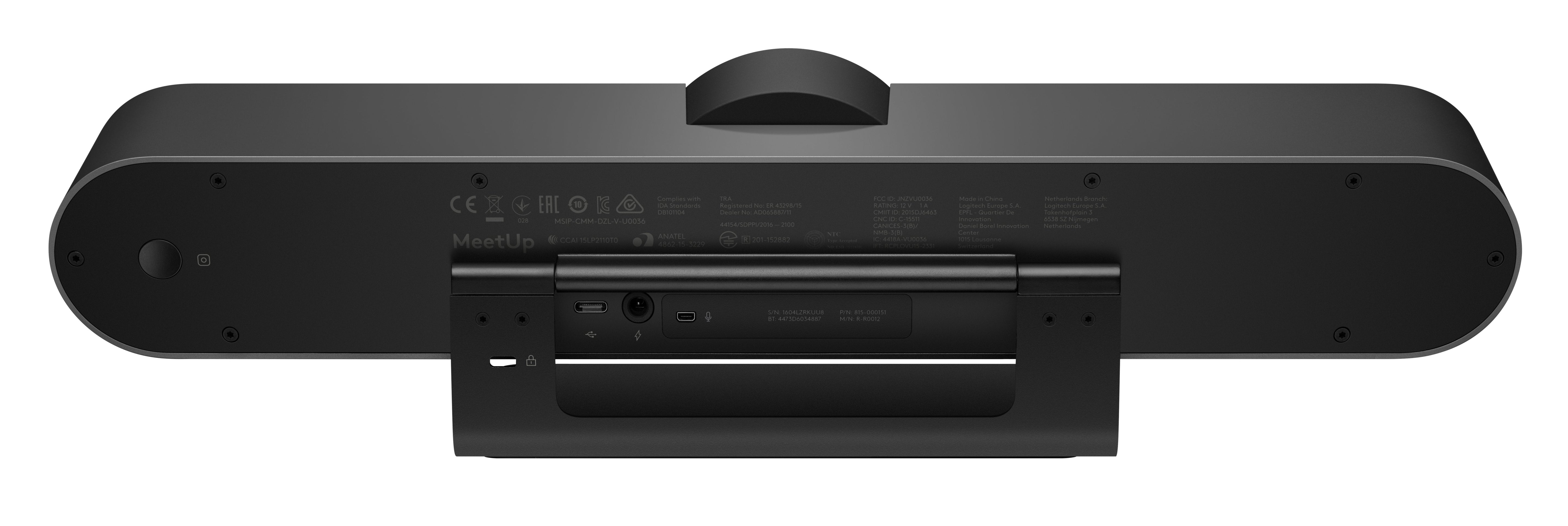 Logitech Webcam Meetup 3840 X 2160 Pixeles 30pps