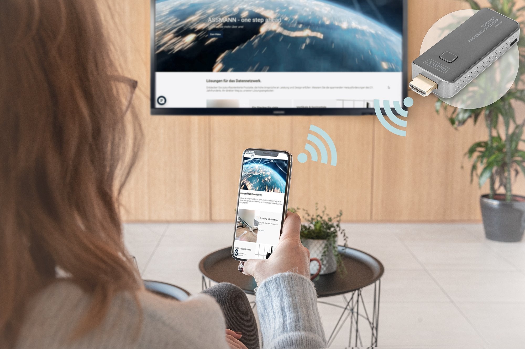 Sistema De Presentación Inalámbrico Digitus, Conjunto