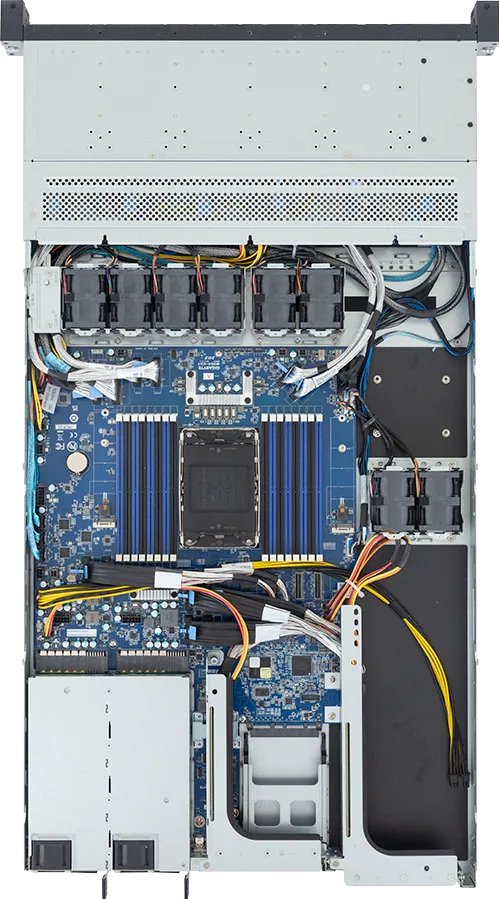 Gigabyte R164-Sg5-Aav1 Rack Server 1u Single Socket Lga-4710 6nr164sg5dr000aav1