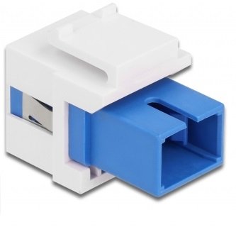 Keystone Modul Sc Simplex Buchse Zu Sc Simplex Buchse Blau Weiss