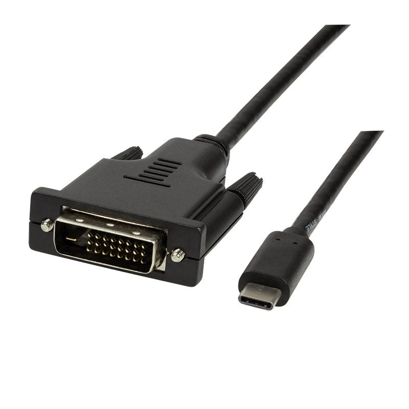 Logilink Ua0331 Adaptador De Cable Usb Type C Dvi Negro