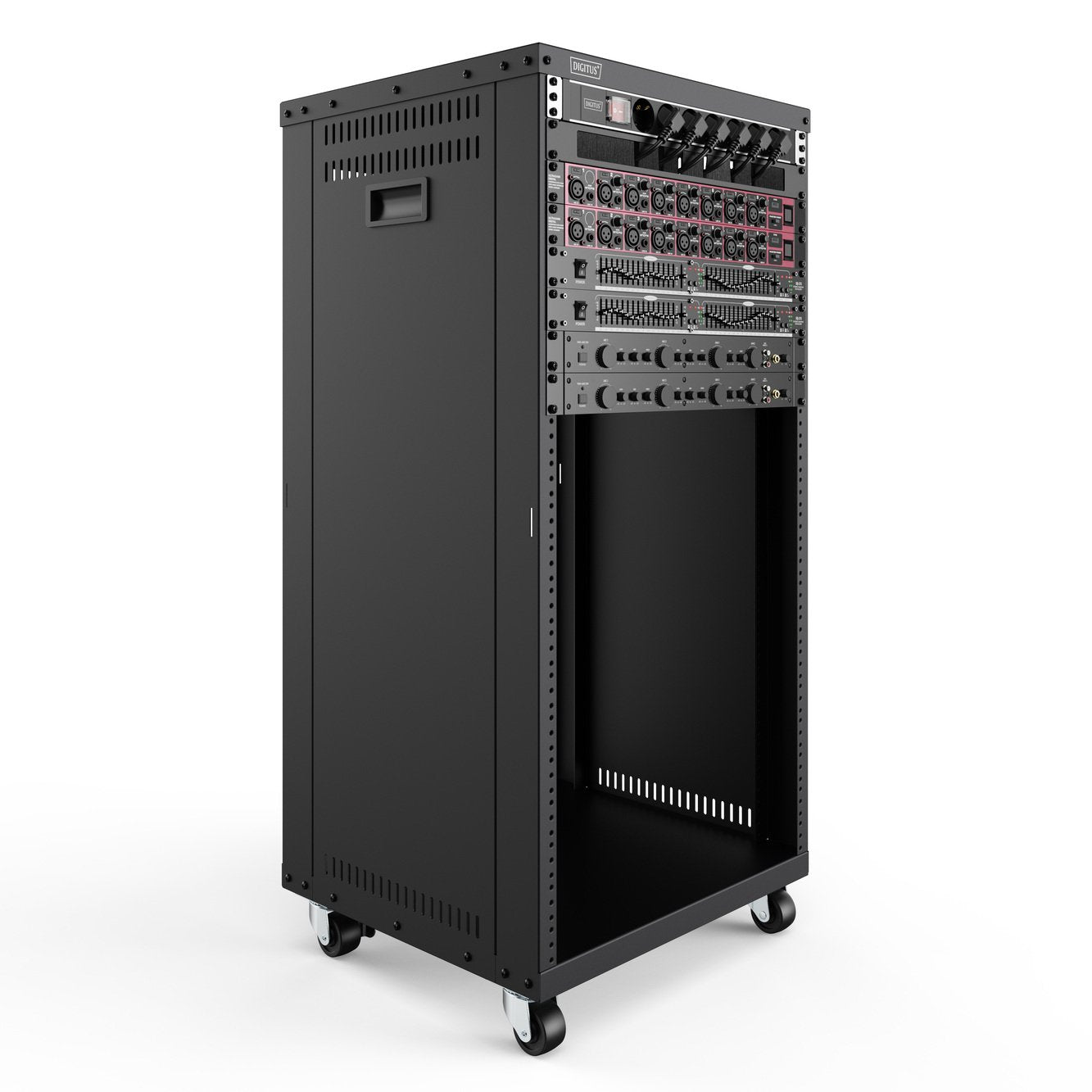 EAN 4016032490326 - Digitus DN-48002 armario rack 21U Rack o bastidor independiente Negro imagen 3