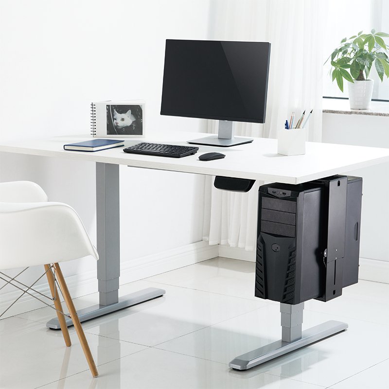 Logilink Eo0030 Soporte De Cpu Soporte Para Instalación De Cpu Bajo Mesa Negro