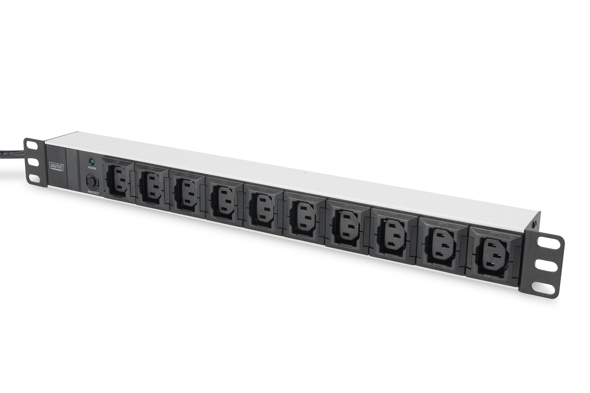 EAN 4016032266426 - Digitus DN-95404 limitador de tensión Negro 10 salidas AC 250 V imagen 1