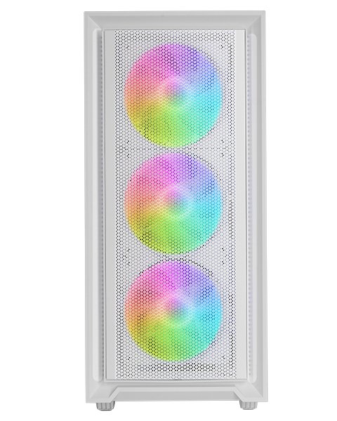 Caja Semitorre Atx Mc-Air Blanco Mars Gaming Bahías Int:2x3'5, 2x2'5/ 1xusb3.0/ 2xusb2.0/ Audio In/Out/ Sistema De Gestión De Cableado Interno