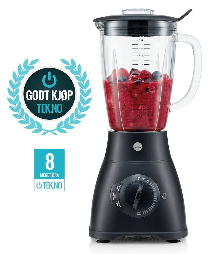 EAN 7044876099310 - Wilfa BL1B-P1200 1,8 L Batidora de vaso 1200 W Negro, Transparente imagen 2