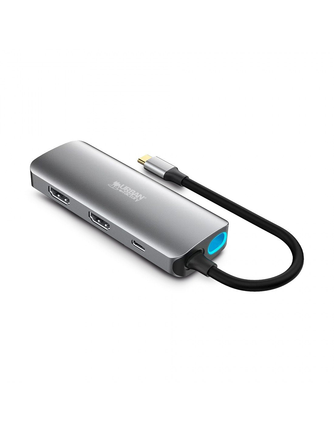 EAN 0888225023697 - Urban Factory MHC55UF base para portátil y replicador de puertos Alámbrico USB 3.2 Gen 1 (3.1 Gen 1) Type imagen 2