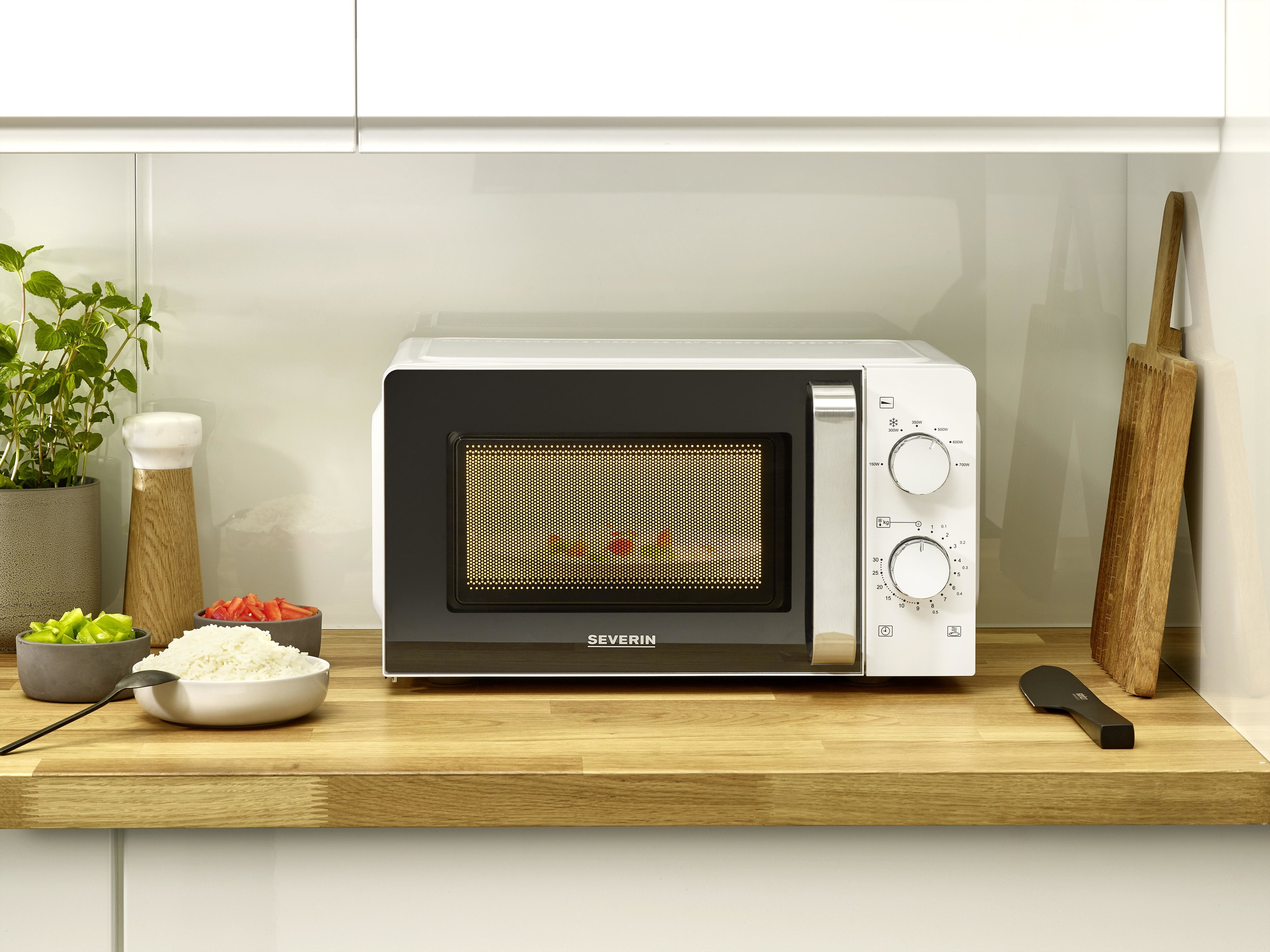 EAN 4008146042034 - Severin MW 7885 microondas Negro, Blanco Solo microondas Encimera 17 L 700 W imagen 4