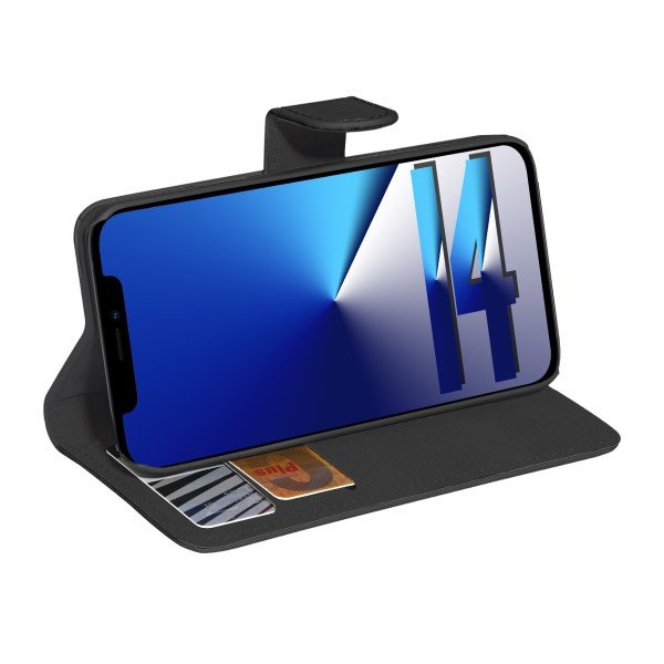 Pedea Book Cover Classic Fr Iphone 14, Schwarz