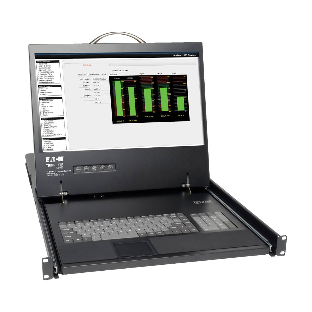 EAN 37332137883 - Tripp Lite B070-016-19 consola de rack 48,3 cm (19") 1280 x 1024 Pixeles Negro imagen 1