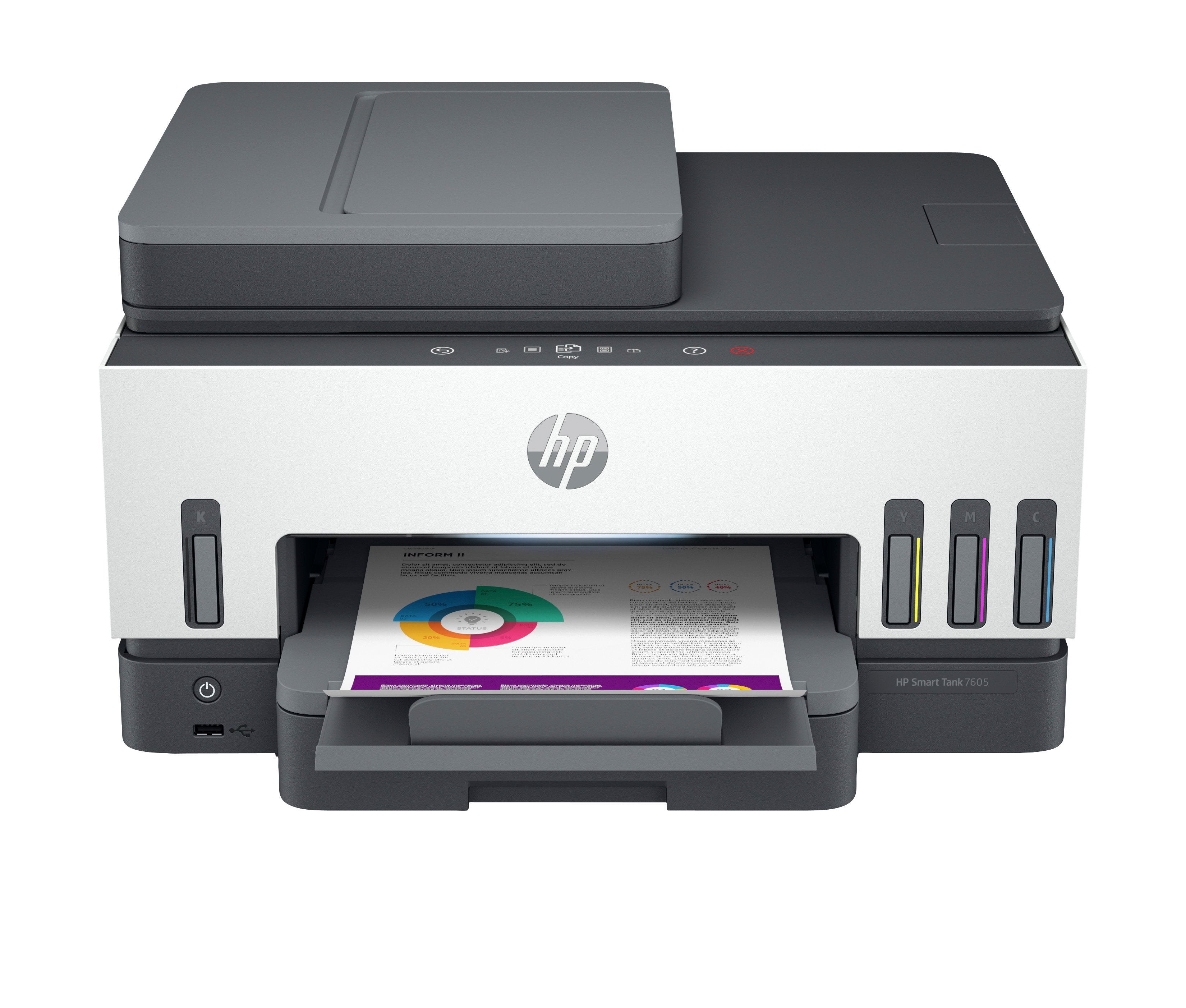 EAN 0195908302643 - HP Smart Tank 7605 All-in-One Printer Inyección de tinta térmica A4 4800 x 1200 DPI 15 ppm Wifi imagen 1