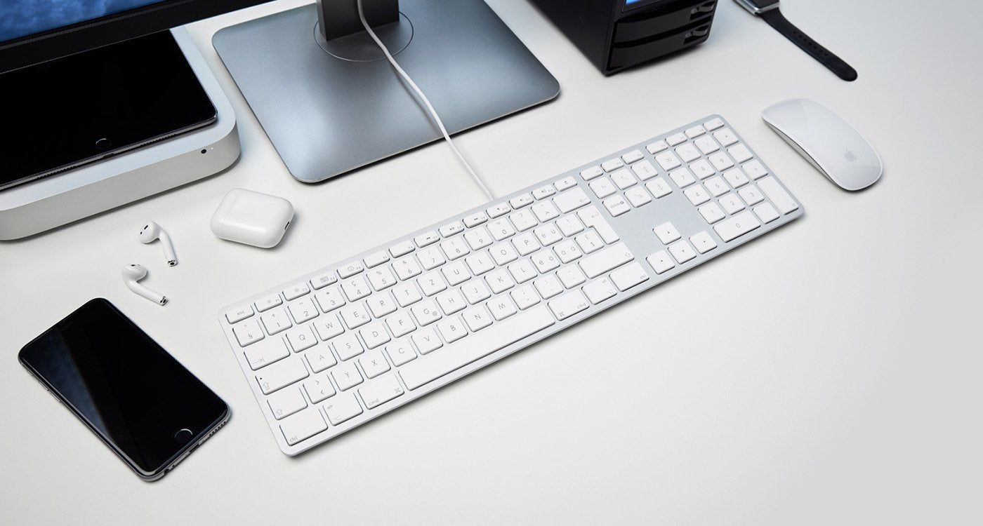 EAN 7640113433222 - LMP 17527 teclado USB Inglés del Reino Unido Plata imagen 3