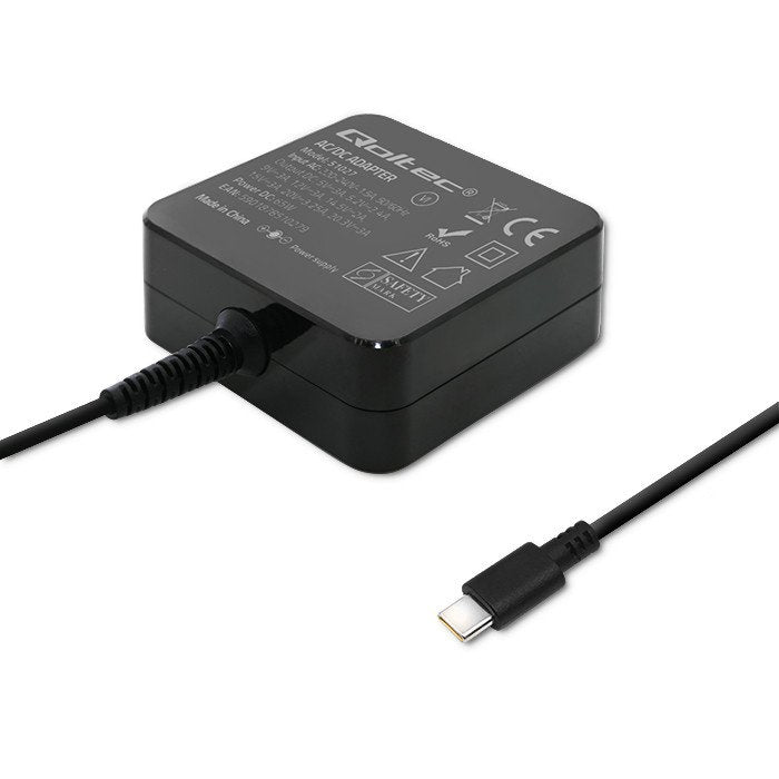 EAN 5901878510279 - Qoltec 51027 cargador de dispositivo móvil Teléfono móvil, Portátil Negro Corriente alterna, CC, USB Inte imagen 5